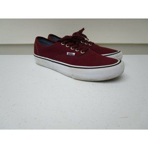 VANS Low Top Burgundy canvas Shoes 721454, 8.5